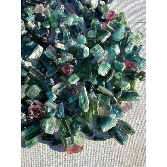 Tourmaline Crystals in Jar - 72 grams / 360 carats - Picture 9 of 10